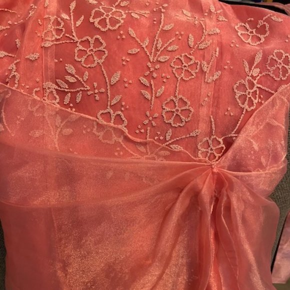 Pink Girls Size 8 Formal Dress - Picture 4 of 7